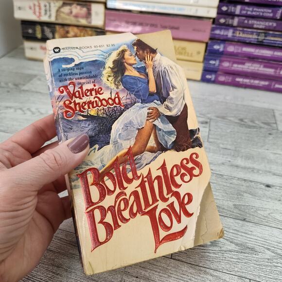 Bold Breathless Love by Valerie Sherwood 1981 Warner First Print Romance PB - Picture 1 of 13